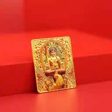 【正财偏财滚滚来】 千桐 诸事顺利 新中式国潮复古唐卡  光速上岸#好运 合金 挂件 男女同款情侣款