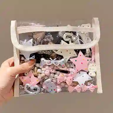 【多彩发卡8件套】 千桐 女侧边刘海夹甜酷多巴胺一字夹子 小发头饰发饰 洗脸 出门 聚会必备 亚克力 发夹 男女同款情侣款