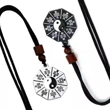 【太极阴阳八卦】 千桐 风雨雷电！ 新中式民族风时来运转  一款两用 可挂可戴#好运 合金 挂件 男女同款情侣款