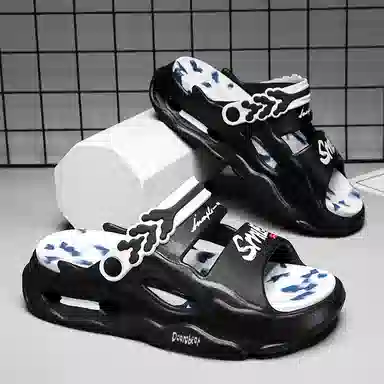 萌芽熊 两穿时尚踩屎感舒适 沙滩凉鞋 男女同款