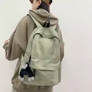 普乐威 扎染简约高中大学生时尚潮流百搭通勤旅游潮牌 尼龙 双肩包 男女同款情侣款 多色