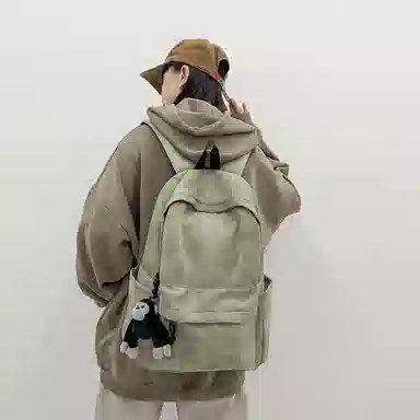 普乐威 扎染简约高中大学生时尚潮流百搭通勤旅游潮牌 尼龙 双肩包 男女同款情侣款 多色