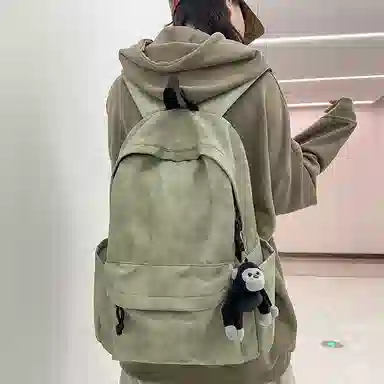 普乐威 扎染简约高中大学生时尚潮流百搭通勤旅游潮牌 尼龙 双肩包 男女同款情侣款 多色