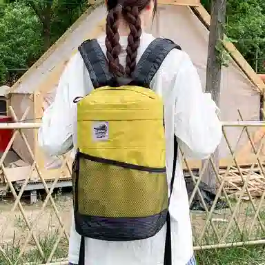 普乐威 高颜值撞色轻便上课通勤书包大容量小众设计轻便 尼龙 背包双肩包 常规 男女同款情侣款 多色