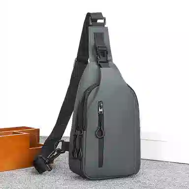 普乐威 高级感时尚潮流简约百搭多功能防水轻便旅游小背包 尼龙 胸包 男女同款情侣款 多色