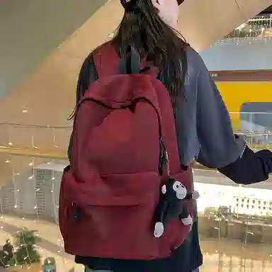 普乐威 扎染简约高中大学生时尚潮流百搭通勤旅游潮牌 尼龙 双肩包 男女同款情侣款 多色