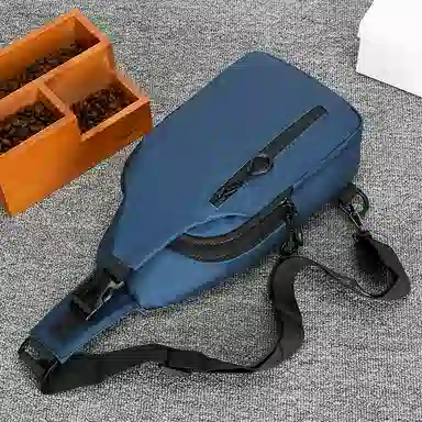 普乐威 高级感时尚潮流简约百搭多功能防水轻便旅游小背包 尼龙 胸包 男女同款情侣款 多色