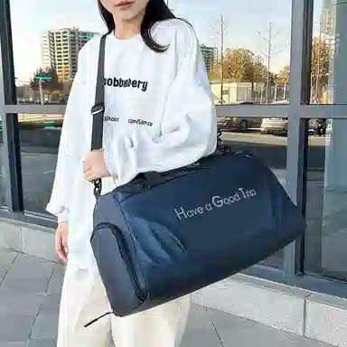 科物酷 大容量行李干湿分离时尚运动短途潮流出行 牛津布 健身包旅行包 男女同款情侣款 灰色/黑色/绿色/蓝色