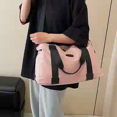 科物酷 短途旅行轻便行李包袋出差出行通勤 尼龙布 健身包 大号 男女同款情侣款 多色