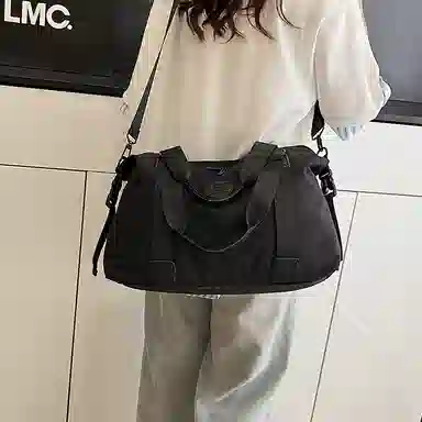 科物酷 短途旅行轻便行李包袋出差出行通勤 尼龙布 健身包 大号 男女同款情侣款 多色