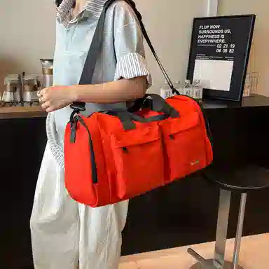 科物酷 大容量短途旅行袋干湿分离运动轻便手提行李包多功能游泳包 尼龙布 健身包 男女同款情侣款 多色