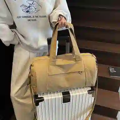 科物酷 高颜值短途旅行运动干湿分离瑜伽包 尼龙布 健身包 大号 男女同款情侣款 多色