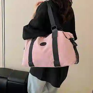 科物酷 短途旅行轻便行李包袋出差出行通勤 尼龙布 健身包 大号 男女同款情侣款 多色