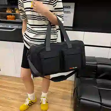 科物酷 大容量短途旅行袋干湿分离运动轻便手提行李包多功能游泳包 尼龙布 健身包 男女同款情侣款 多色