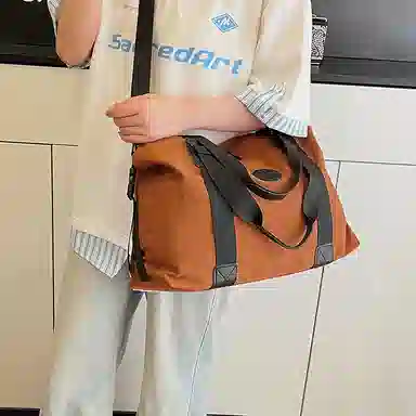 科物酷 短途旅行轻便行李包袋出差出行通勤 尼龙布 健身包 大号 男女同款情侣款 多色