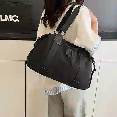 科物酷 短途旅行轻便行李包袋出差出行通勤 尼龙布 健身包 大号 男女同款情侣款 多色