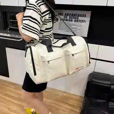 科物酷 大容量短途旅行袋干湿分离运动轻便手提行李包多功能游泳包 尼龙布 健身包 男女同款情侣款 多色