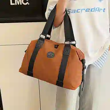 科物酷 短途旅行轻便行李包袋出差出行通勤 尼龙布 健身包 大号 男女同款情侣款 多色