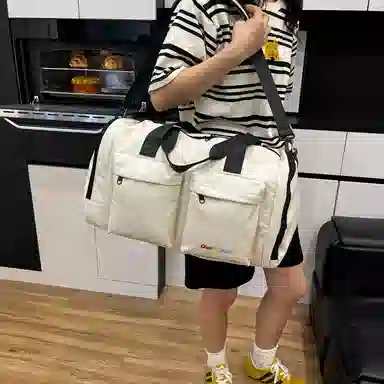 科物酷 大容量短途旅行袋干湿分离运动轻便手提行李包多功能游泳包 尼龙布 健身包 男女同款情侣款 多色