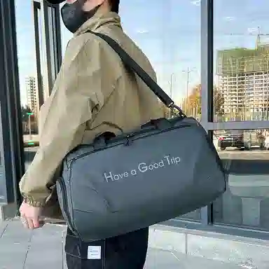 科物酷 大容量行李干湿分离时尚运动短途潮流出行 牛津布 健身包旅行包 男女同款情侣款 灰色/黑色/绿色/蓝色