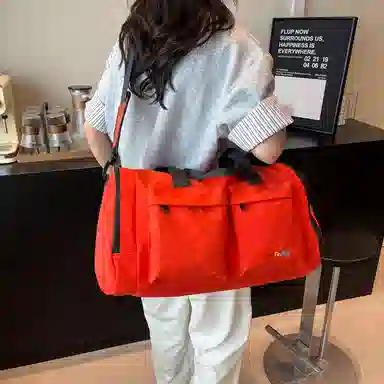 科物酷 大容量短途旅行袋干湿分离运动轻便手提行李包多功能游泳包 尼龙布 健身包 男女同款情侣款 多色