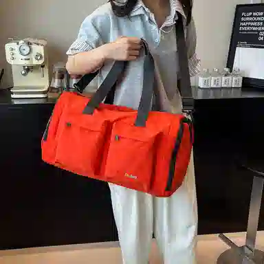 科物酷 大容量短途旅行袋干湿分离运动轻便手提行李包多功能游泳包 尼龙布 健身包 男女同款情侣款 多色