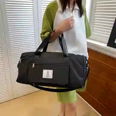 科物酷 运动折叠旅行独立鞋位干湿分离瑜伽旅行轻便行李包 牛津布 健身包 大号 男女同款情侣款 多色