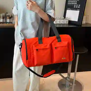 科物酷 大容量短途旅行袋干湿分离运动轻便手提行李包多功能游泳包 尼龙布 健身包 男女同款情侣款 多色