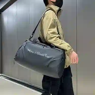 科物酷 大容量行李干湿分离时尚运动短途潮流出行 牛津布 健身包旅行包 男女同款情侣款 灰色/黑色/绿色/蓝色