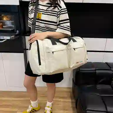 科物酷 大容量短途旅行袋干湿分离运动轻便手提行李包多功能游泳包 尼龙布 健身包 男女同款情侣款 多色