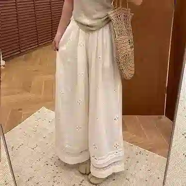 识恩 高腰宽松百搭休闲裤 女款