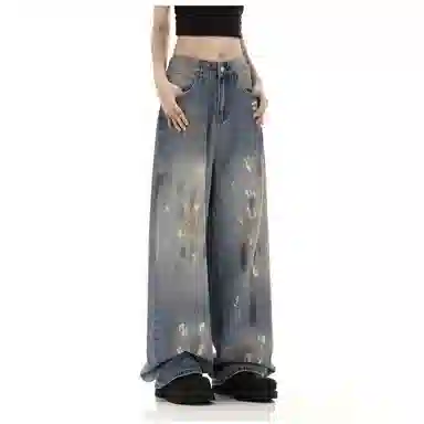 识恩 通勤简约舒适时尚牛仔裤 女款