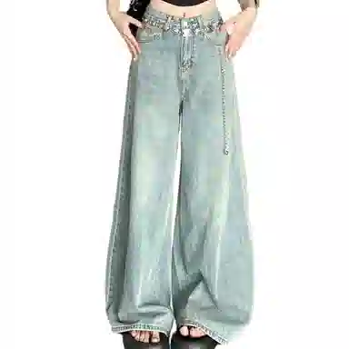 识恩 简约舒适通勤牛仔裤 女款