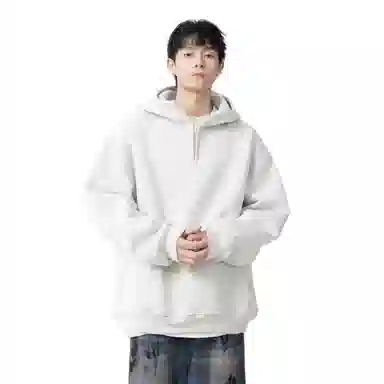 地界二 宽松休闲加绒卫衣 男款