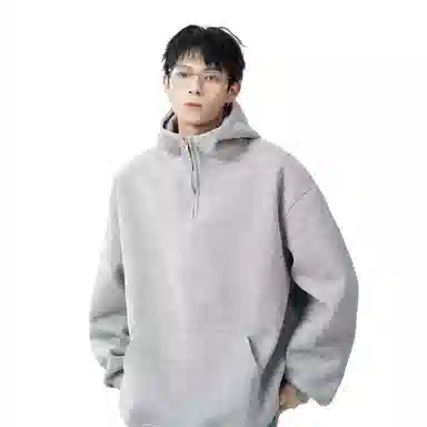 地界二 宽松休闲加绒卫衣 男款