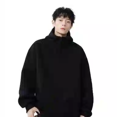 地界二 宽松休闲加绒卫衣 男款