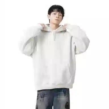 地界二 宽松休闲加绒卫衣 男款