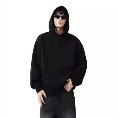 地界二 宽松休闲加绒卫衣 男款