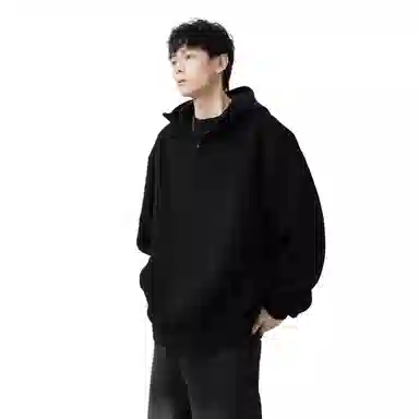 地界二 宽松休闲加绒卫衣 男款