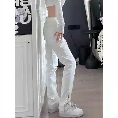 虫小绿 美式风格多样设计感长裤牛仔裤 男女同款