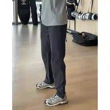 虫小绿 夏季冰丝速干美式机能户外长裤 侧拉链设计感微喇直筒款式休闲裤 男女同款