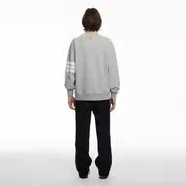 SSUR PLUS x ICONSLAB Striped Crewneck Sweatshirt