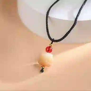 【到手2件】 素于 小众设计天官赐福轻奢高级时尚百搭开运#好运 白玉菩提 项链 男女同款情侣款