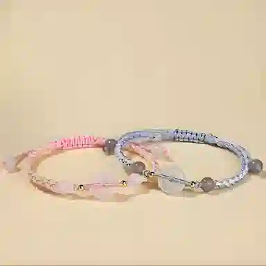 【到手2条】 素于 小众轻奢简约招财貔貅平安纳福时尚高级百搭#好运 玻璃 手绳 男女同款情侣款