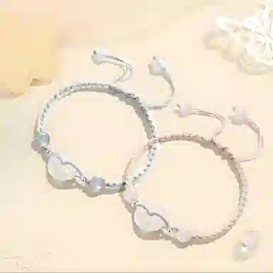 【到手2条】 素于 小众轻奢简约招财貔貅平安纳福时尚高级百搭#好运 玻璃 手绳 男女同款情侣款