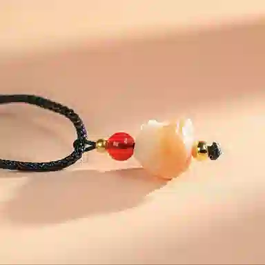 【到手2件】 素于 小众设计天官赐福轻奢高级时尚百搭开运#好运 白玉菩提 项链 男女同款情侣款