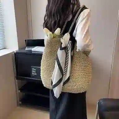 PT'SON Woven Tote Bag