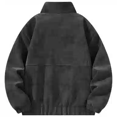 帕丁顿熊 复古日系工装拼接夹克外套简约宽松翻领休闲防风机车皮衣 男女同款