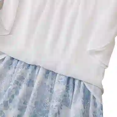 云妃秀 休闲时尚气质短袖连衣裙 女款