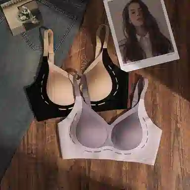 蒄趣 强提拉全包围轻盈软支撑固定一体杯文胸 女款
